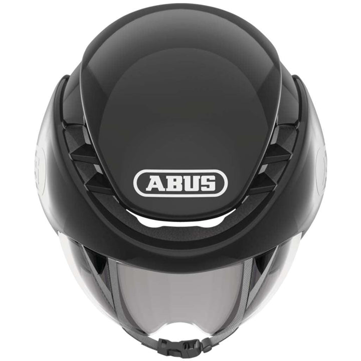 Abus Gamechanger TT Cycling Helmet (Shiny Black) - BUMSONTHESADDLE