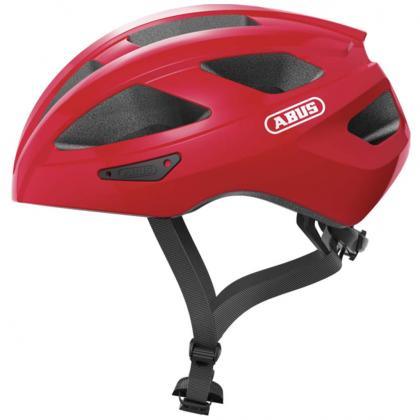 Abus Macator Road Cycling Helmet (Blaze Red) - BUMSONTHESADDLE