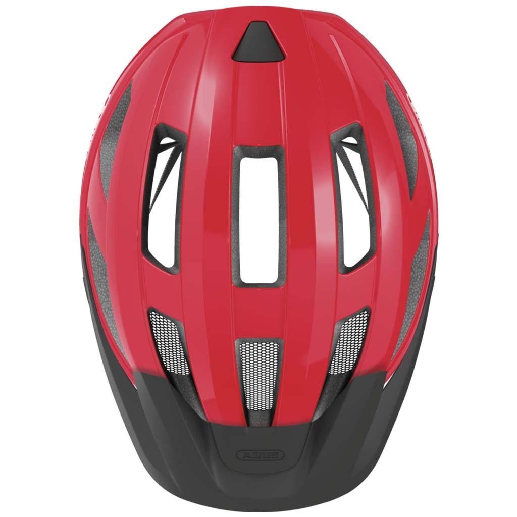 Abus Macator Road Cycling Helmet (Blaze Red) - BUMSONTHESADDLE
