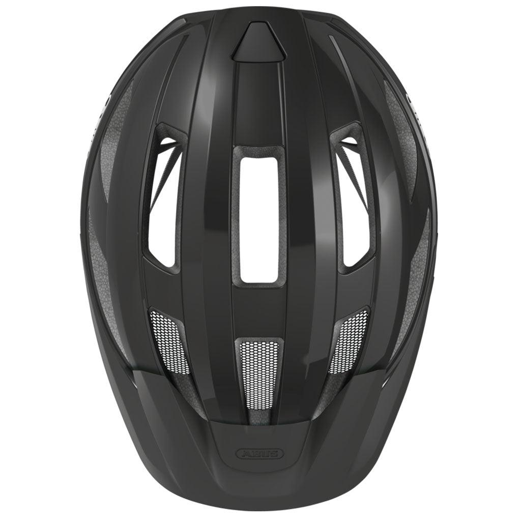 Abus Macator Road Cycling Helmet (Matt Black) - BUMSONTHESADDLE