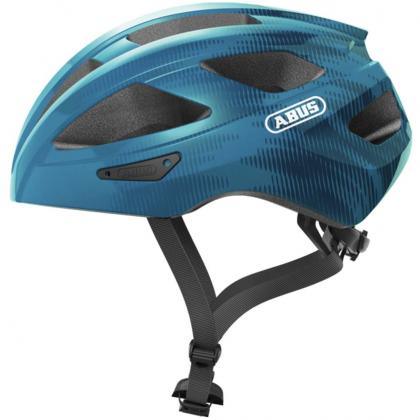 Abus Macator Road Cycling Helmet (Steel Blue) - BUMSONTHESADDLE