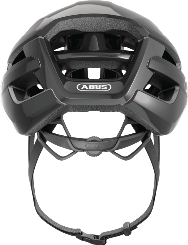 Abus Powerdome Road Cycling Helmet (Shiny Black) - BUMSONTHESADDLE