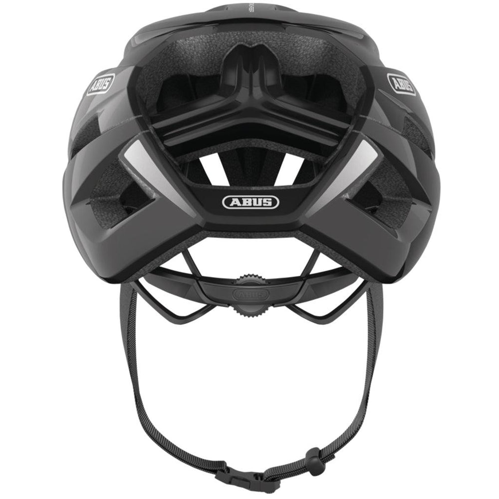 Abus Stormchaser Road Cycling Helmet (Shiny Black) - BUMSONTHESADDLE