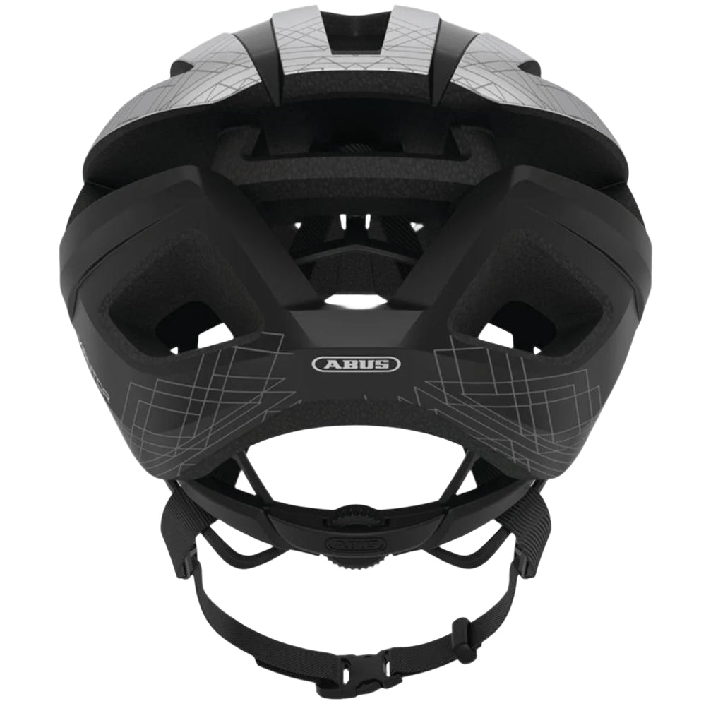 Abus Viantor Road Cycling Helmet (Gleam Silver) - BUMSONTHESADDLE