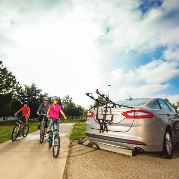 Allen Sports Delux 3 Bike Trunk Mount Rack - BUMSONTHESADDLE
