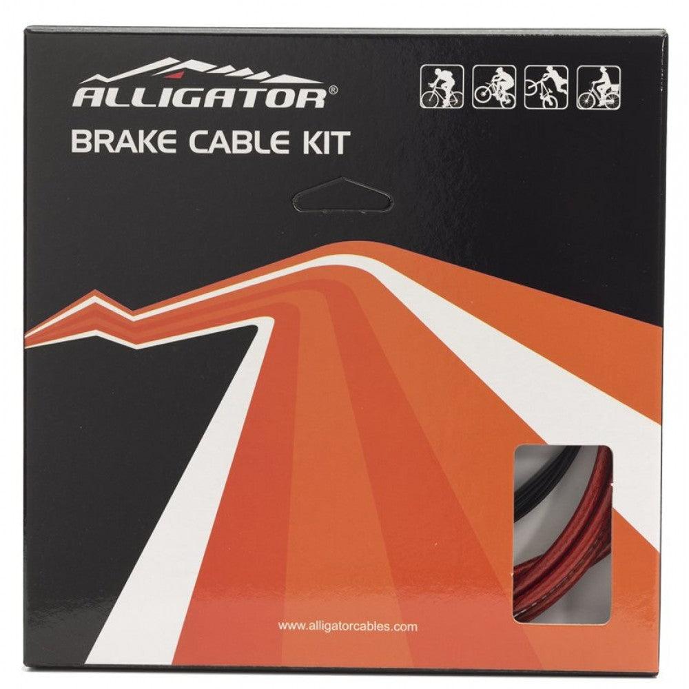 Alligator Brake Cable Kit For Road And MTB (Black) - BUMSONTHESADDLE