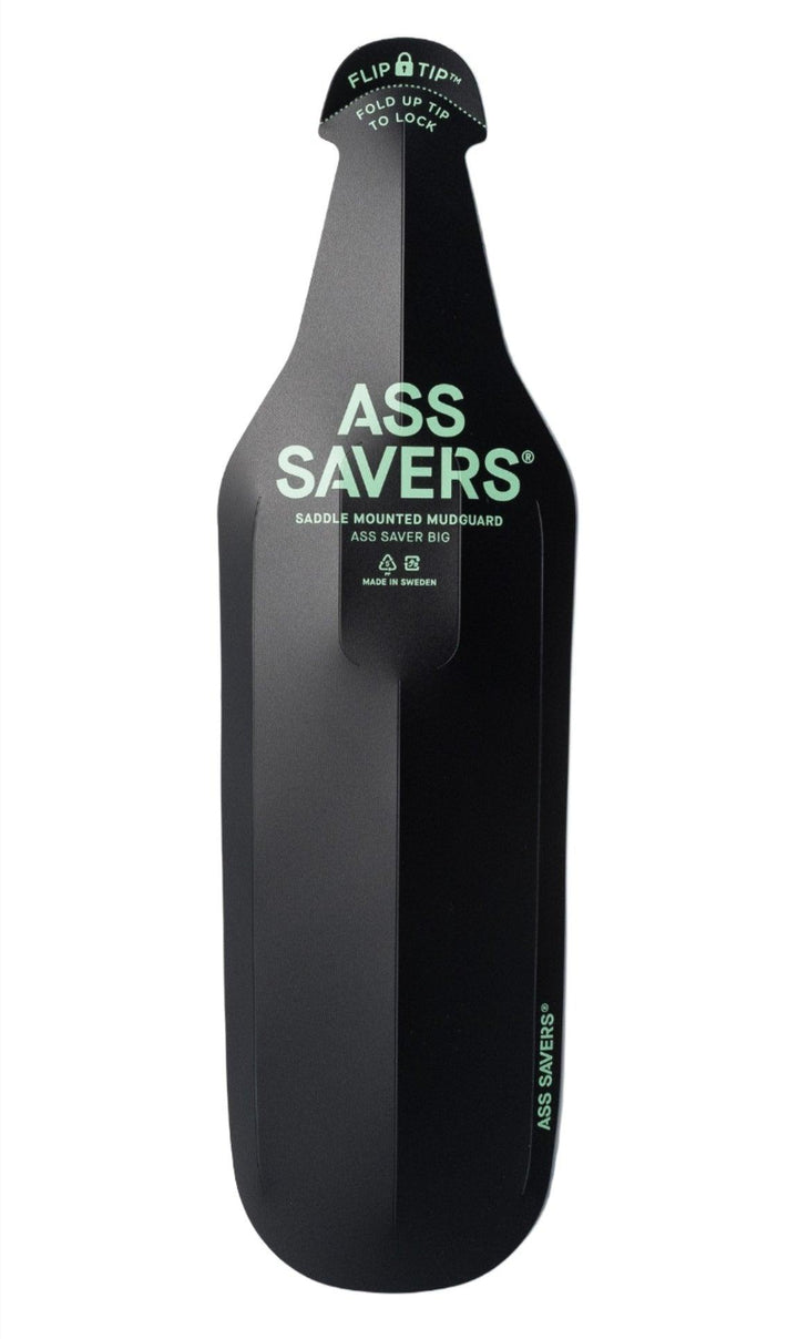 Ass Saver Big Mudguard (Black) - BUMSONTHESADDLE