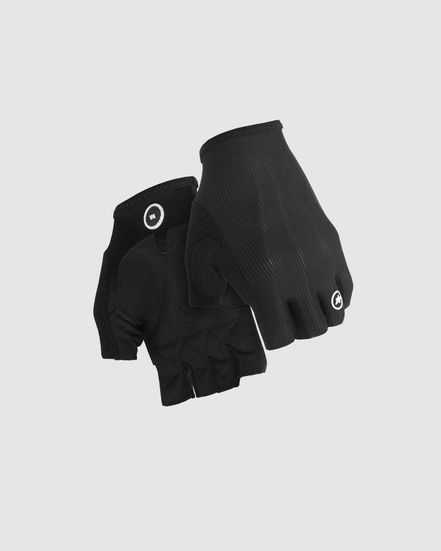 Assos Aero RS Short Finger Gloves (Black) - BUMSONTHESADDLE