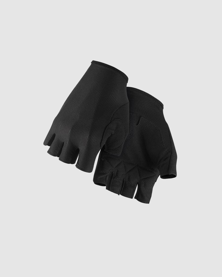 Assos Aero RS Short Finger Gloves (Black) - BUMSONTHESADDLE