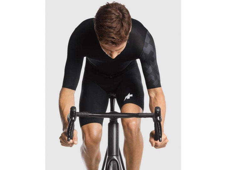 Assos Equipe RS Le Houdini S9 Targa Mens Cycling Roadsuit (Black) - BUMSONTHESADDLE