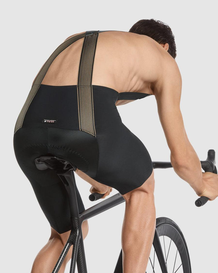 Assos Equipe RSR S9 Targa Mens Cycling Bibshorts (Flamme D’Or) - BUMSONTHESADDLE