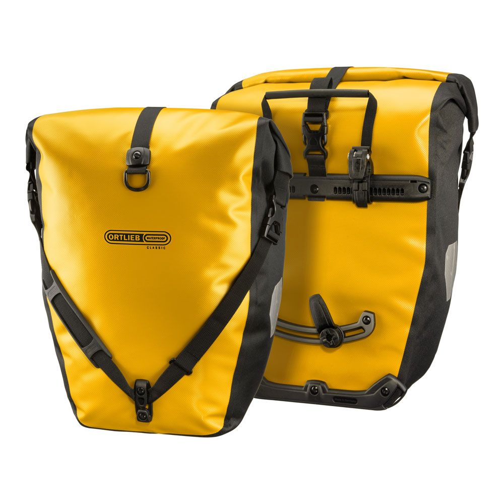 Ortileb Back-Roller Classic Pannier Bags (Sun Yellow/Black)