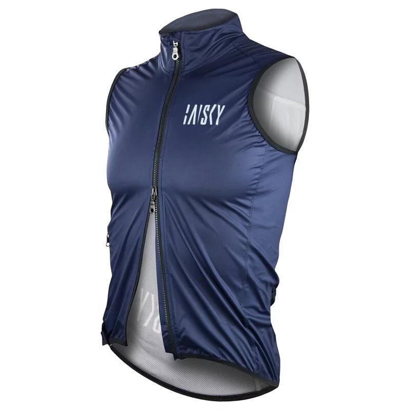 Baisky Double zipper Men Wind Vest (BK Blue) - BUMSONTHESADDLE