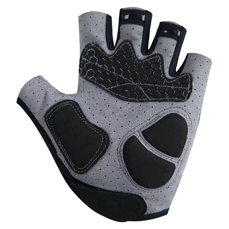 Baisky Half Finger Cycling Gloves (Purity Dark Blue) - BUMSONTHESADDLE