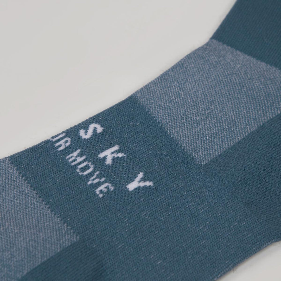 Baisky Mens Sport Socks (Purity Blue Grey) - BUMSONTHESADDLE