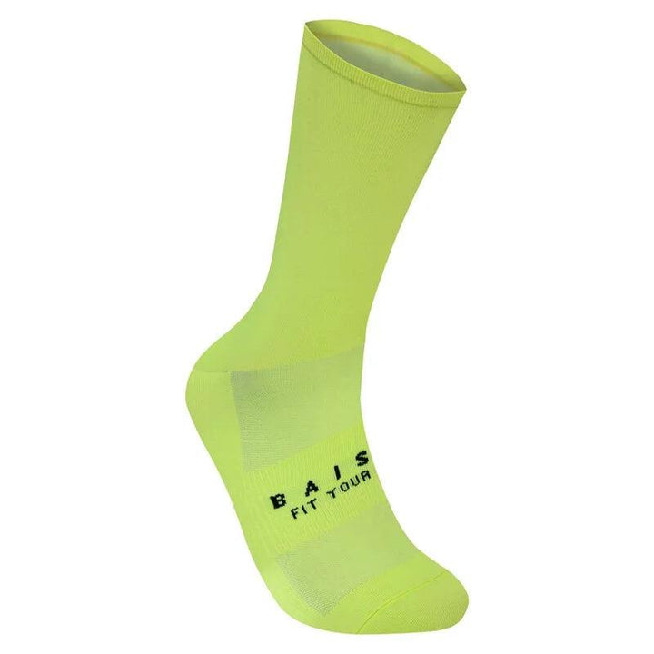 Baisky Mens Sport Socks (Purity Yellow) - BUMSONTHESADDLE