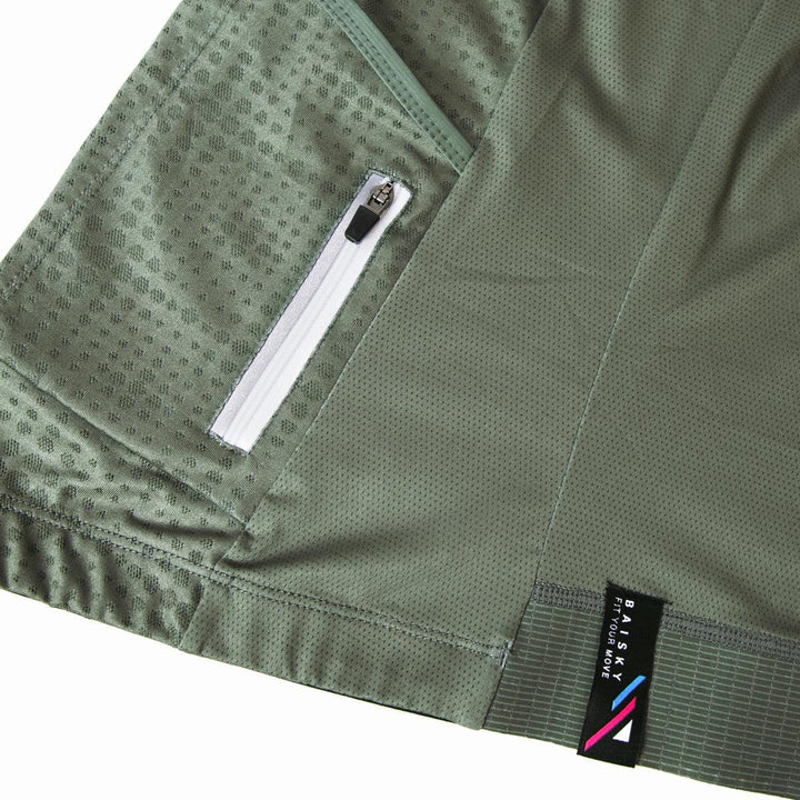 Baisky Short Women Cycling Jersey (Purity Army Green) - BUMSONTHESADDLE
