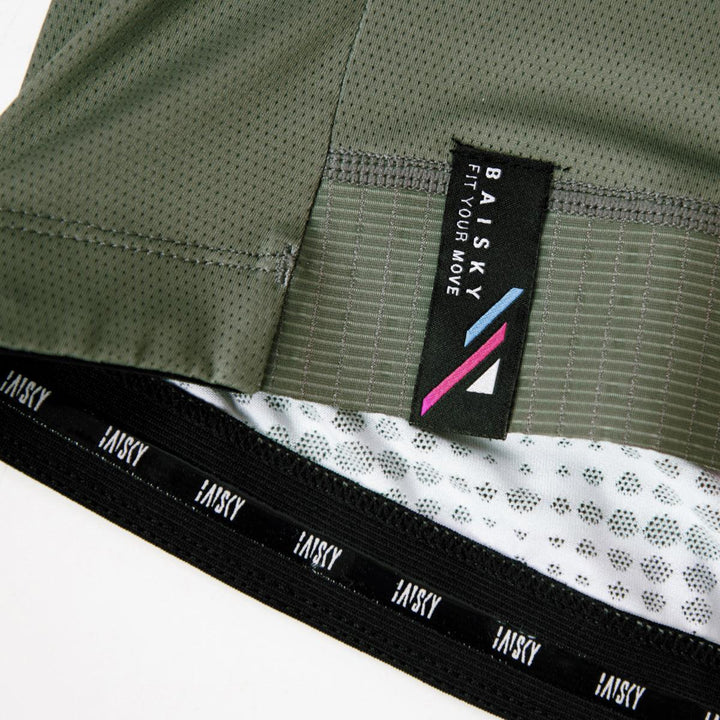 Baisky Short Women Cycling Jersey (Purity Army Green) - BUMSONTHESADDLE