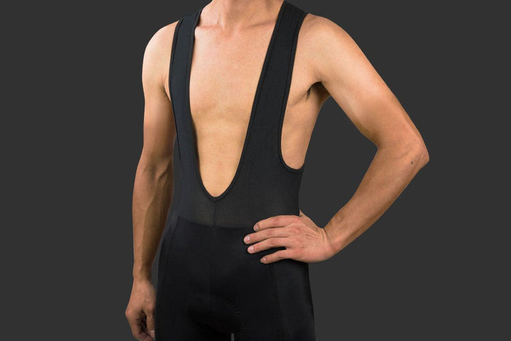 Baisky TRMS700 Mens Cycling Bibshorts (Dark Knight Black) - BUMSONTHESADDLE