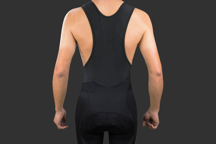 Baisky TRMS700 Mens Cycling Bibshorts (Dark Knight Black) - BUMSONTHESADDLE