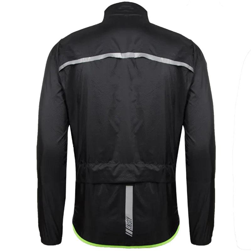 Baisky Windbreaker Mens Cycling Jacket (Wind Black) - BUMSONTHESADDLE
