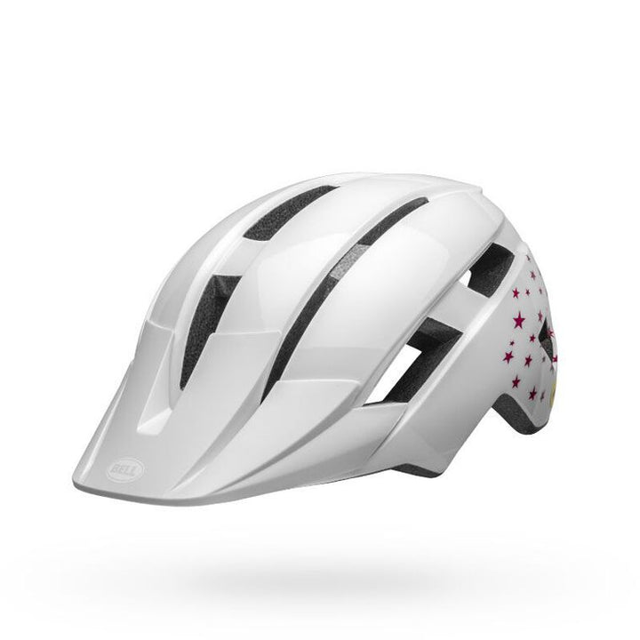 Bell Sidetrack II Road Cycling Helmet (White Stars)