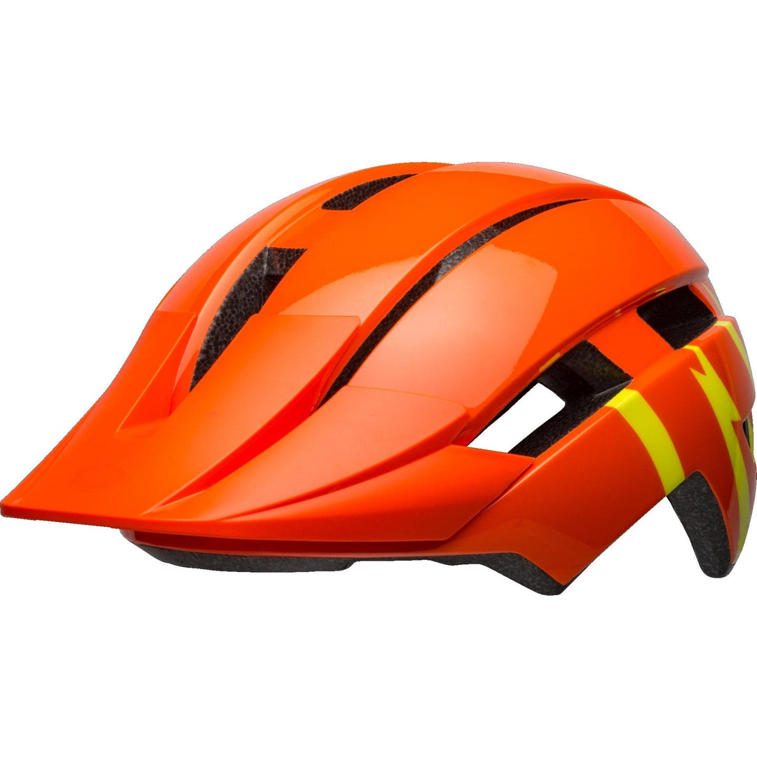 Bell Sidetrack II MTB Cycling Helmet (Gloss Orange/ Yellow) - BUMSONTHESADDLE