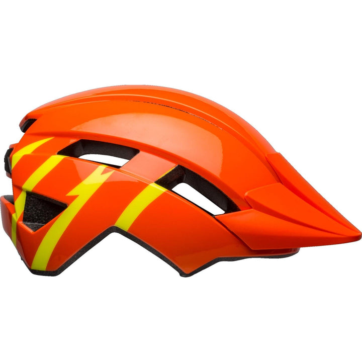 Bell Sidetrack II MTB Cycling Helmet (Gloss Orange/ Yellow) - BUMSONTHESADDLE
