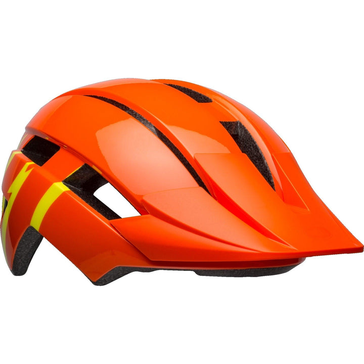 Bell Sidetrack II MTB Cycling Helmet (Gloss Orange/ Yellow) - BUMSONTHESADDLE