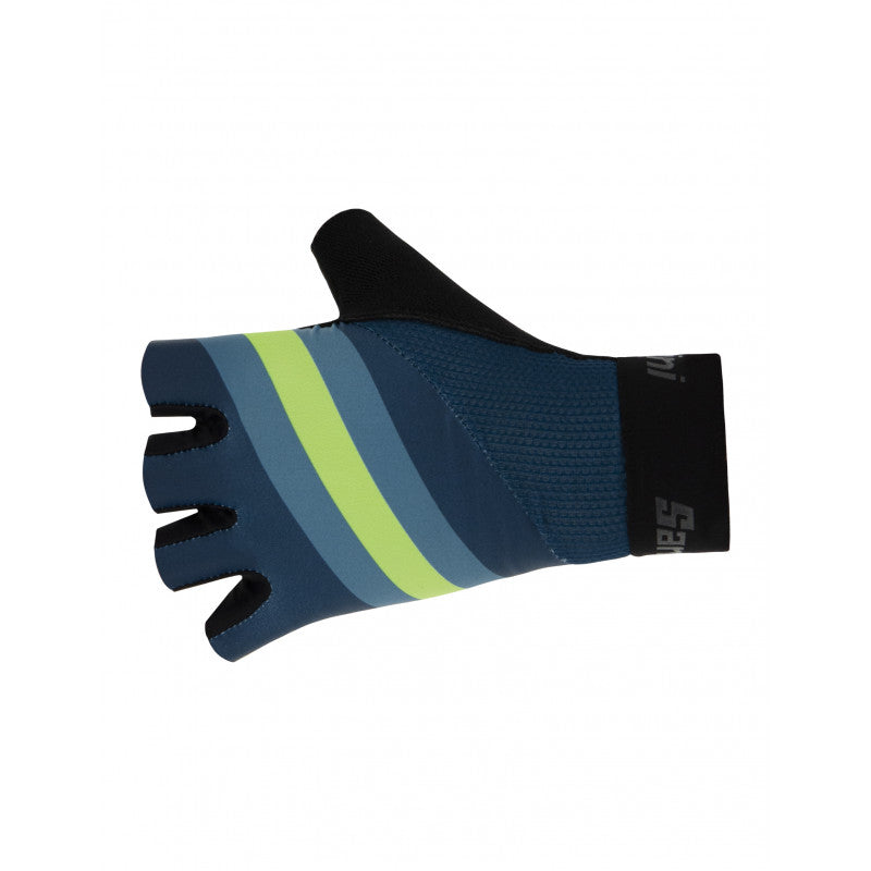 Santini Bengal Mens Cycling Gloves (Fluo Green)