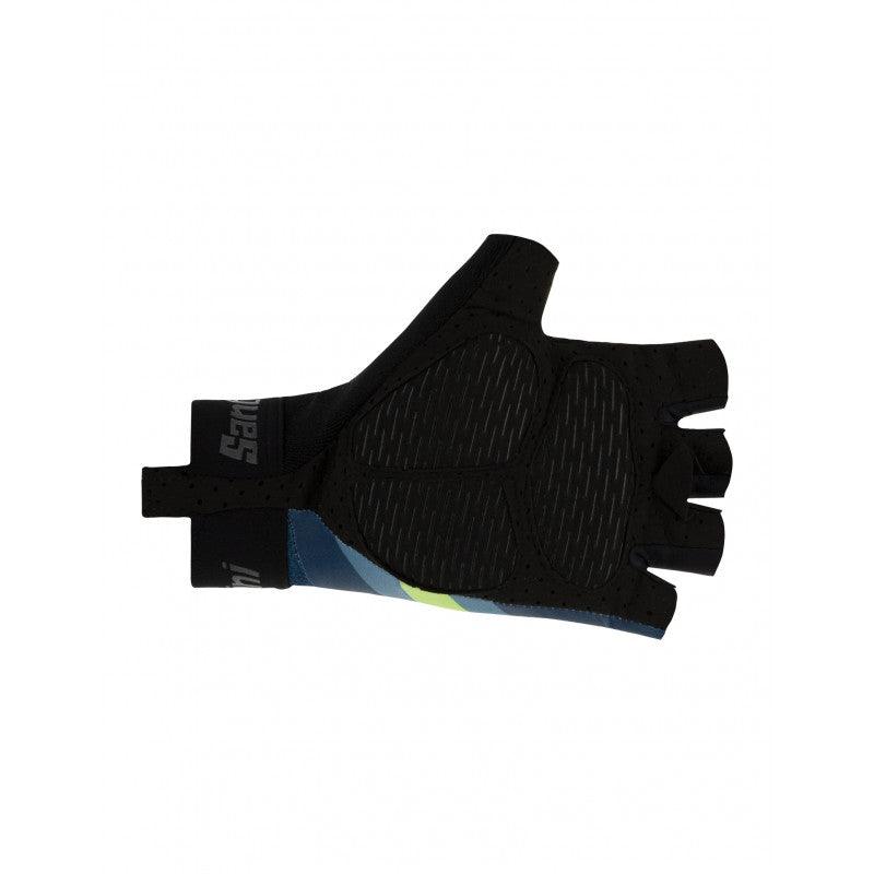 Santini Bengal Mens Cycling Gloves (Fluo Green) - BUMSONTHESADDLE