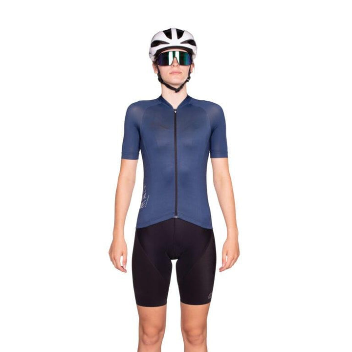 Bioracer Metalix Womens Cycling Jersey (Petrol) - BUMSONTHESADDLE