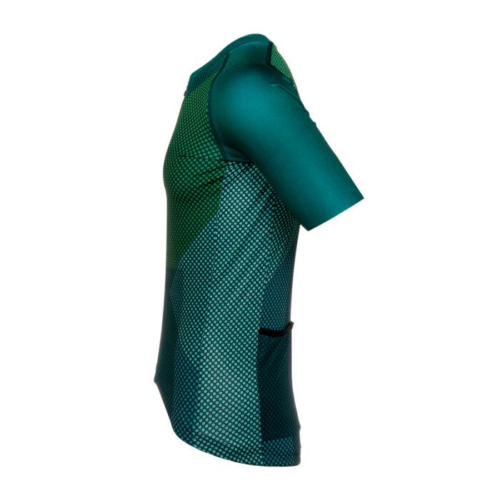 Bioracer Spitfire Blitzz Mens Cycling Jersey (Green) - BUMSONTHESADDLE