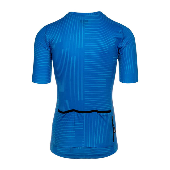 Bioracer Spitfire Warp Mens Cycling Jersey (Blue) - BUMSONTHESADDLE