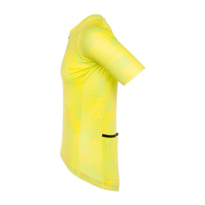 Bioracer Spitfire Warp Mens Cycling Jersey (Citron Yellow) - BUMSONTHESADDLE