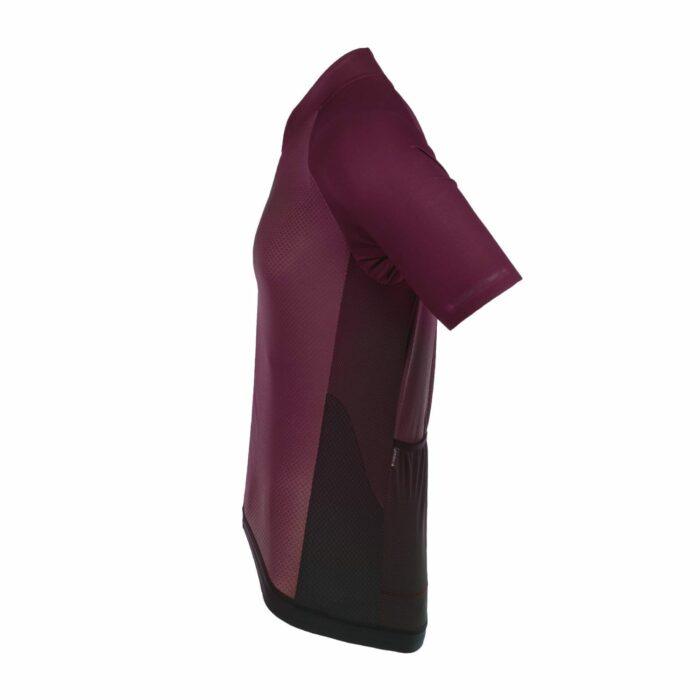 Bioracer Sprinter Coldblack Mens Cycling Jersey (Light Bordeaux) - BUMSONTHESADDLE