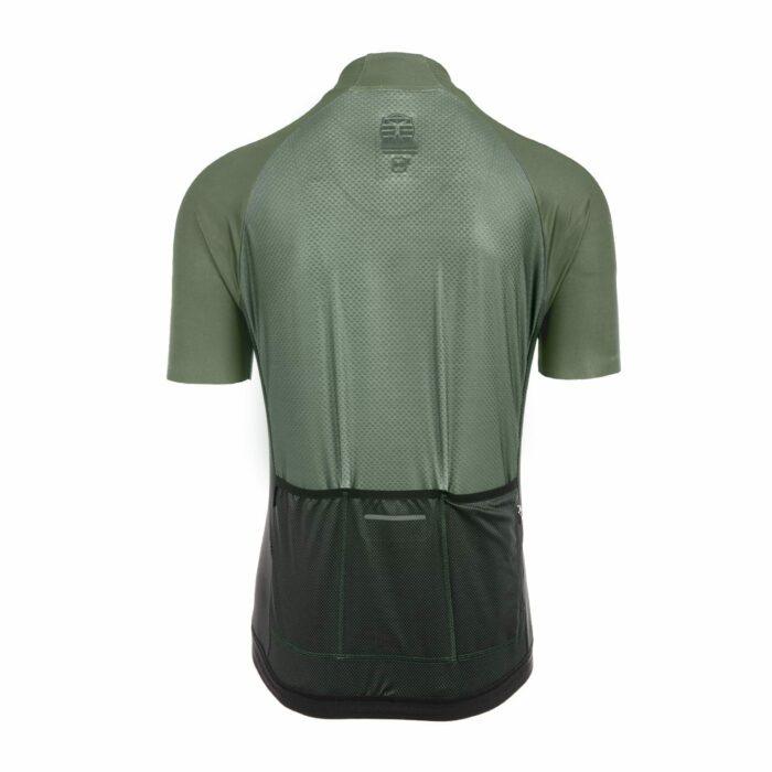 Bioracer Sprinter Coldblack Mens Cycling Jersey (Light Olive) - BUMSONTHESADDLE
