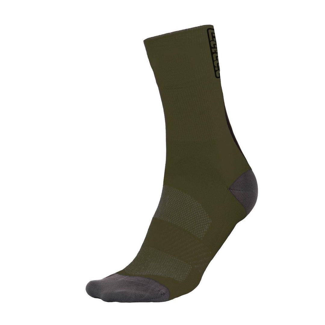 Bioracer Summer Unisex Cycling Socks (Olive) - BUMSONTHESADDLE