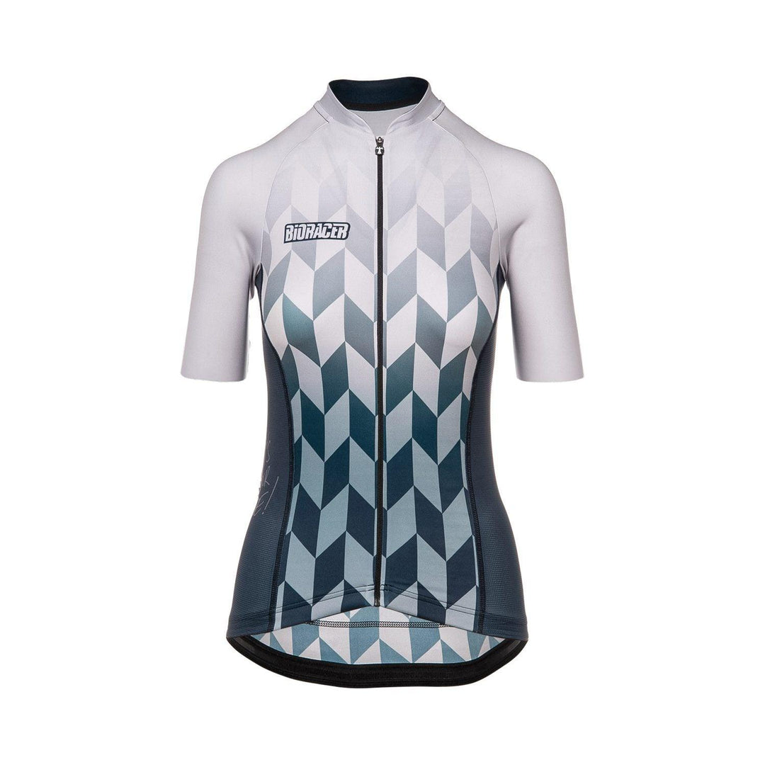 Bioracer Vesper Womens Cycling Jersey (Harlequeen Navy) - BUMSONTHESADDLE