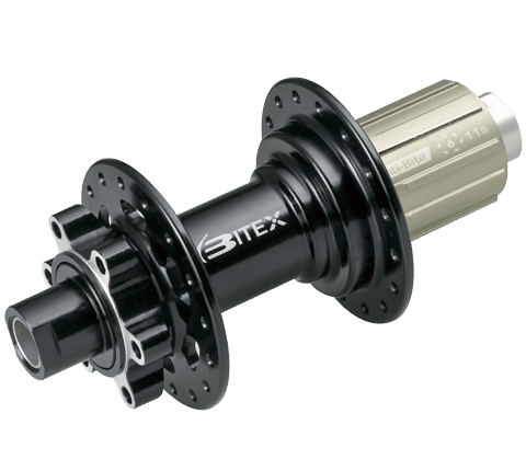 Bitex MTR12 Rear Disc Hub (Black)