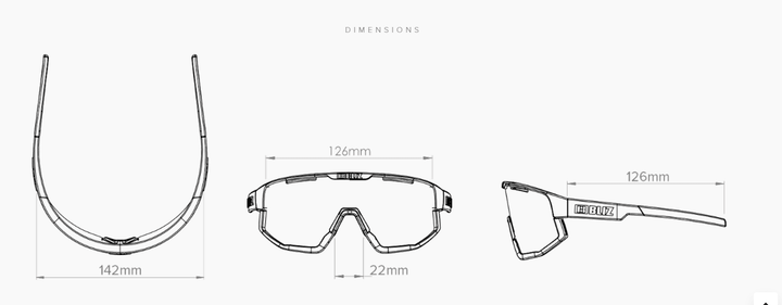 Bliz Fusion Sport Sunglasses (Smoke Blue/Matt Black) - BUMSONTHESADDLE