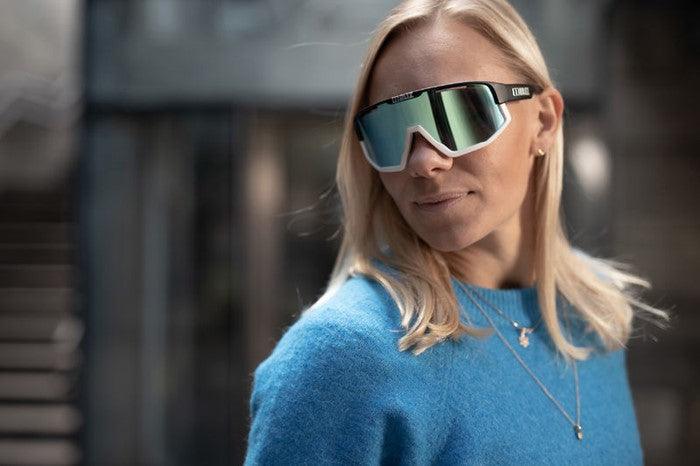 Bliz Fusion Sport Sunglasses (Smoke Blue/Matt Black) - BUMSONTHESADDLE