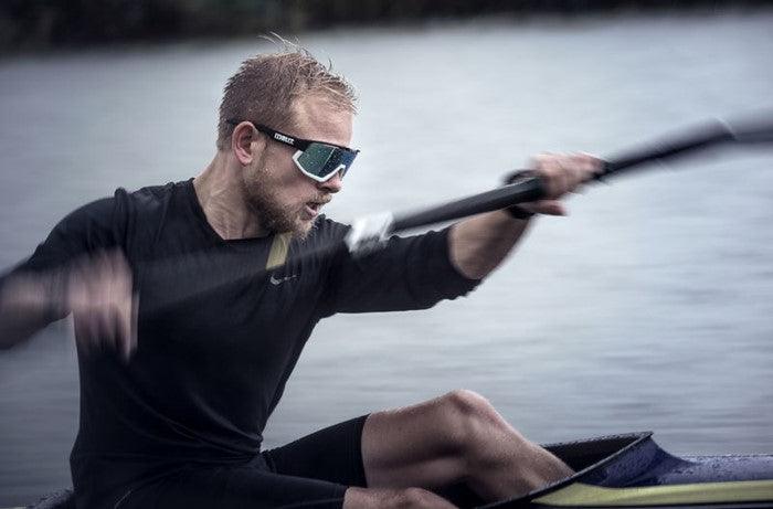 Bliz Fusion Sport Sunglasses (Smoke Blue/Matt Black) - BUMSONTHESADDLE