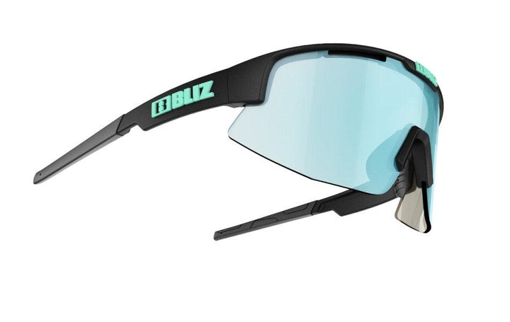 Bliz Matrix Small Sport Sunglasses (Smoke Ice Blue/Matte Black) - BUMSONTHESADDLE