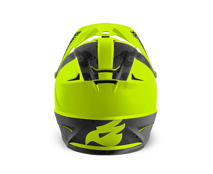 Bluegrass Intox MTB Cycling Helmet (Fluo Yellow/Black Camo/Matt) - BUMSONTHESADDLE