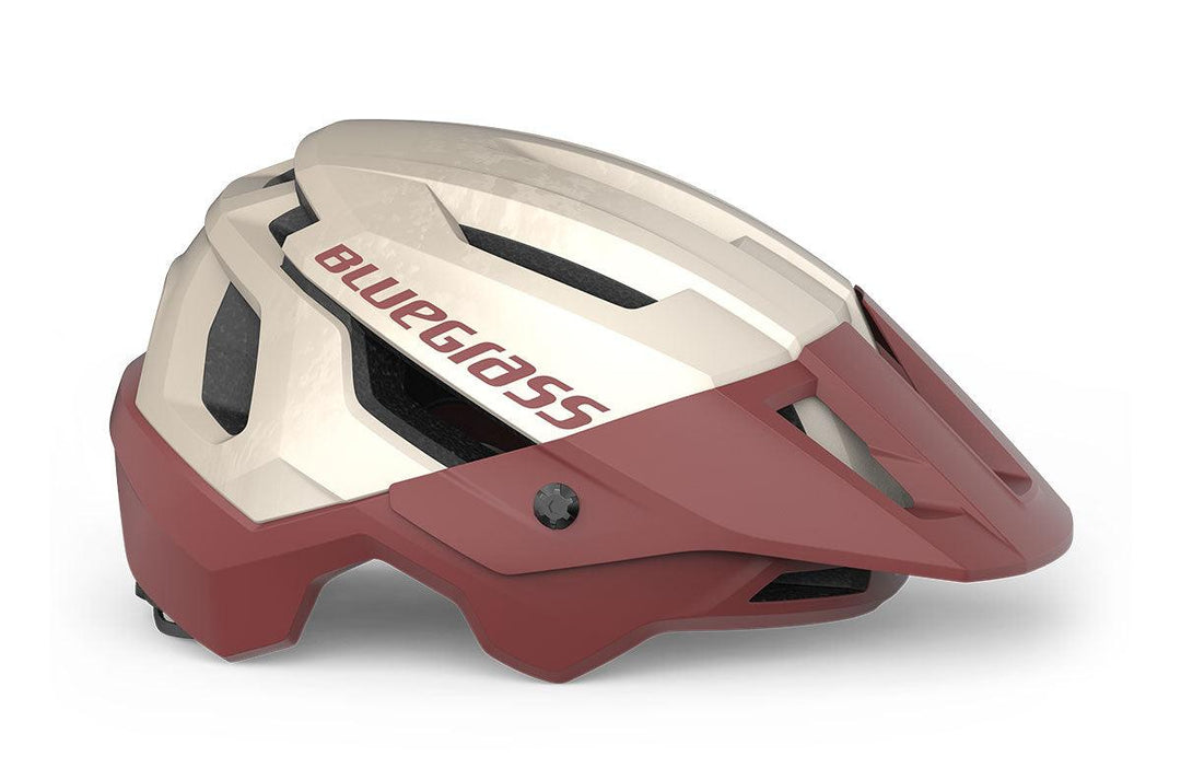 Bluegrass Rouge MTB Cycling Helmet (Off White/Matt) - BUMSONTHESADDLE