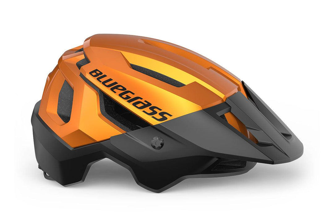 Bluegrass Rouge MTB Cycling Helmet (Orange Metallic/Matt) - BUMSONTHESADDLE