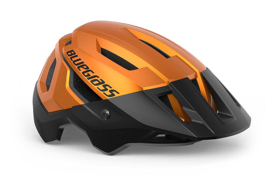 Bluegrass Rouge MTB Cycling Helmet (Orange Metallic/Matt) - BUMSONTHESADDLE