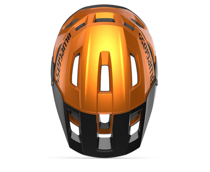 Bluegrass Rouge MTB Cycling Helmet (Orange Metallic/Matt) - BUMSONTHESADDLE
