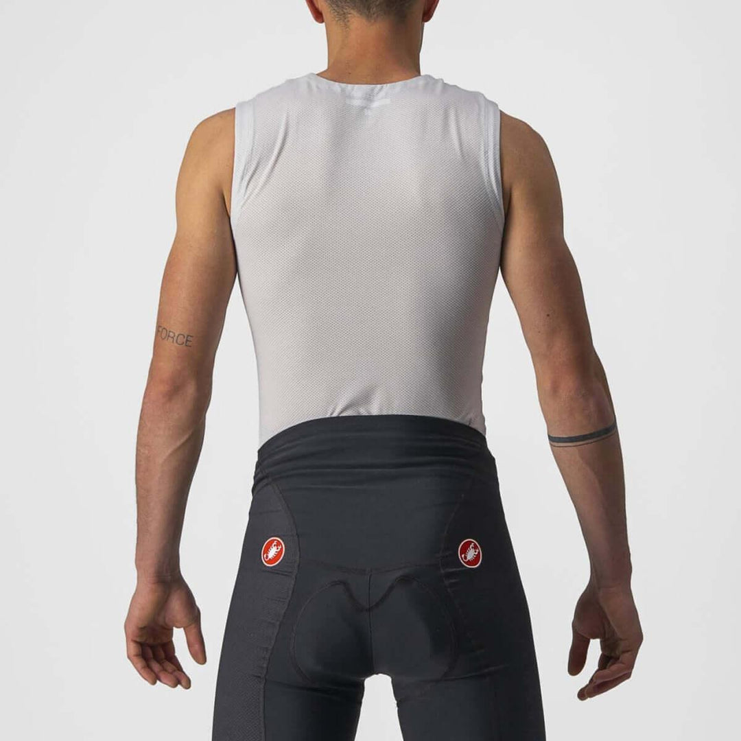 Castelli Active Cooling Sleeveless Baselayer (Silver Gray) - BUMSONTHESADDLE